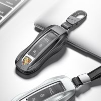 Porsche High-end Metal Car Key Protection Cover Cayenne Panamera 911 Taycan Maca 718 Full Key ShellTH