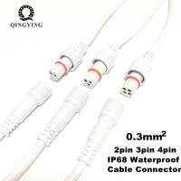 【CW】 10 pairs 2/3/4 Core Pin Male and Female With 20cm Cable