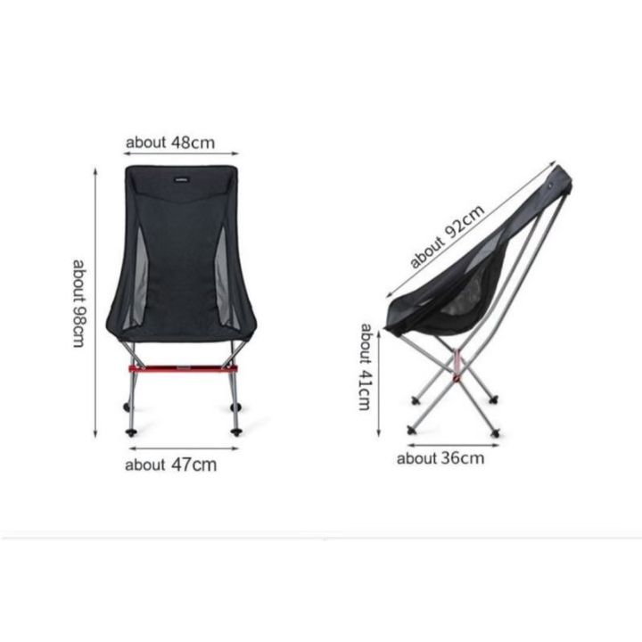 nhแท้-ดูรีวิว-เก้าอี้พับ-nhyl05-yl06-และ-โต๊ะ-ft07-moon-chair-น้ำหนักเบา-เก้าอี้แคมป์ปิ้ง-เดินป่า