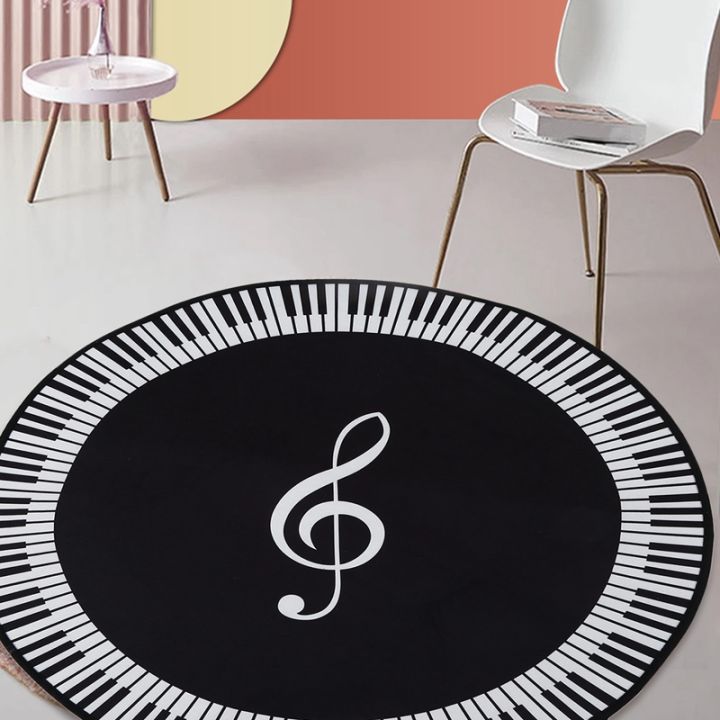 new-carpet-music-symbol-piano-key-black-white-round-carpet-non-slip-carpet-home-bedroom-mat-floor-decoration