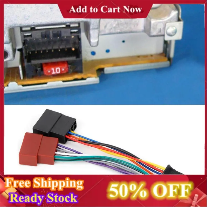 Car Stereo Harness Car Stereo Radio Wiring Harness 16 Pin Port To 8 Pin