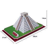 3D puzzle World Famous Ancient civilization building Mexico Maya Pyramid architectures model education toys for kids gifts