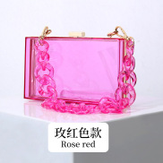 Summer New Fashion Acrylic Bag Women S Shoulder Chain Crossbody Banquet