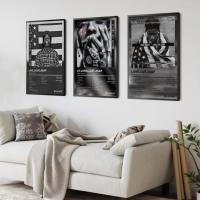 ASAP Rocky โปสเตอร์ Aesthetic Rapper Hip Hop Rock การทดสอบที่ LONG LAST Canvas Art สำหรับ Home Room Wall Decor เพลงยอดนิยมอัลบั้ม Cover