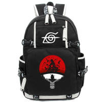 Anime N-narutos Cosplay Backpack Akatsuki Sharingan Student School Shoulder Bag Teentage Travel Rucksack