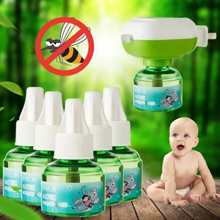 Baby Electric Mosquito Liquid Repellent Tasteless Smokeless Gentle Non Toxic Safety Health