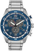 Citizen Drive Eco-Drive Movement Mens Watch Silver-Tone