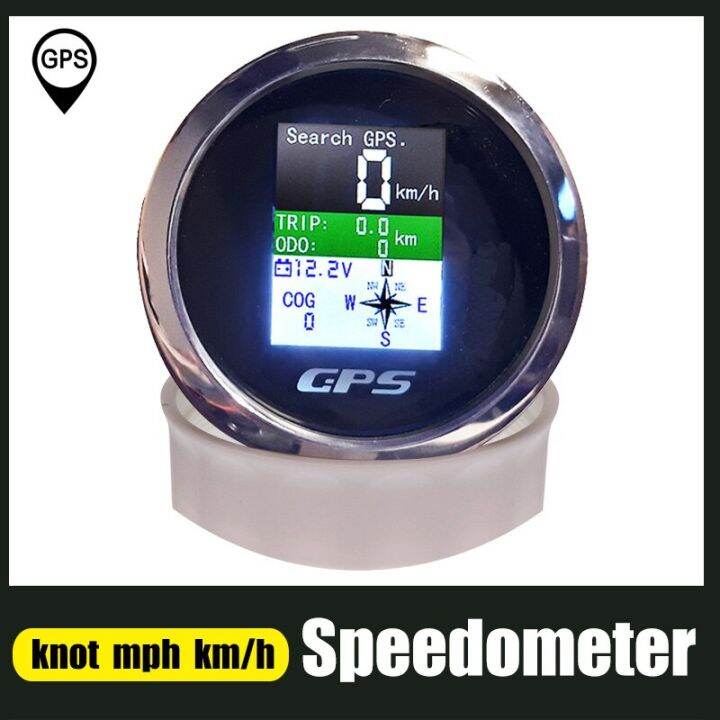 85mm GPS Speedometer For Boat Car Motor Yacht With GPS Antenna TFT