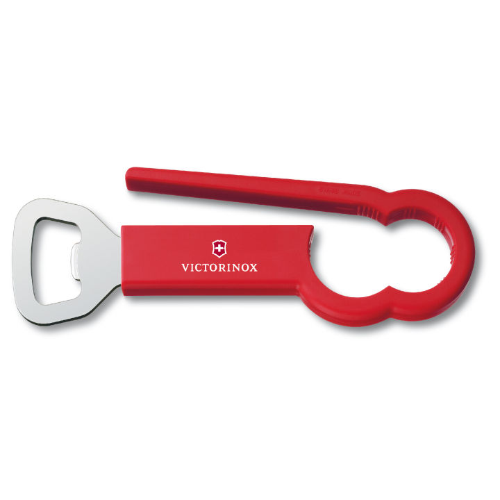 Victorinox มีดครัว/ที่เปิดขวด Kitchen Knives - PET Bottle Opener, Red (7.6912)