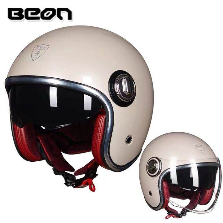 beon-vintage-motorcycle-helmet-3-4-helmet-double-lens-sun-blocker-open-face-helmet