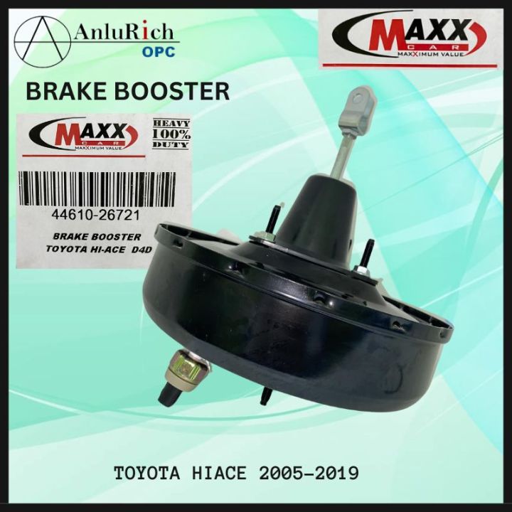 MAXX Brake Booster for Toyota Hi-Ace 2005-2019 Part No: 44610-26721 ...
