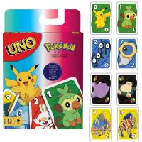 เกม Pokemon UNO การ์ดเกมอะนิเมะปิกาจูครอบครัวเกมกระดานเพื่อความบันเทิงตลกกล่องของขวัญเกมไพ่โป๊กเกอร์