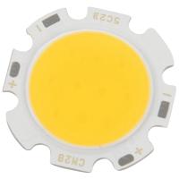 5W Chip Light Round COB Super Bright LED Light LED Lamp Bulbs Warm White DC15-17V