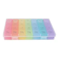 3X Weekly Pill Organizer, 2Nd Gen Extra Large Pill Box Case (7-Day / 4-Times-A-Day) with Huge Compartments