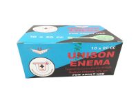 Unison Enema ที่สวนทวารสำหรับเด็กและผู้ใหญ่ 10 ชิ้น/กล่อง