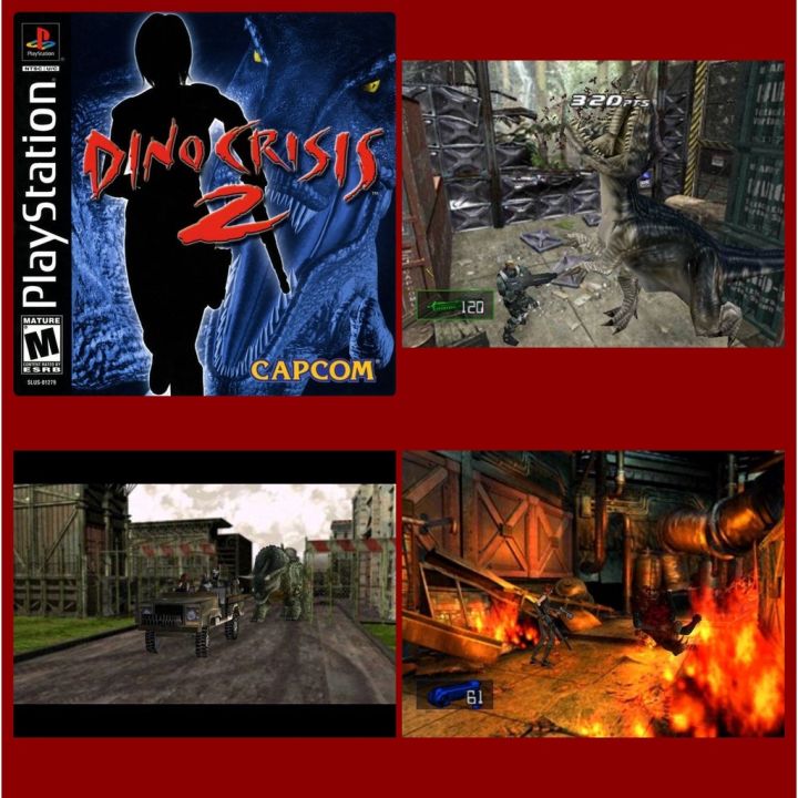 dino-crisis-1-2-ไดโน-คลาสสิค-แผ่นเกม-ps1-ps2