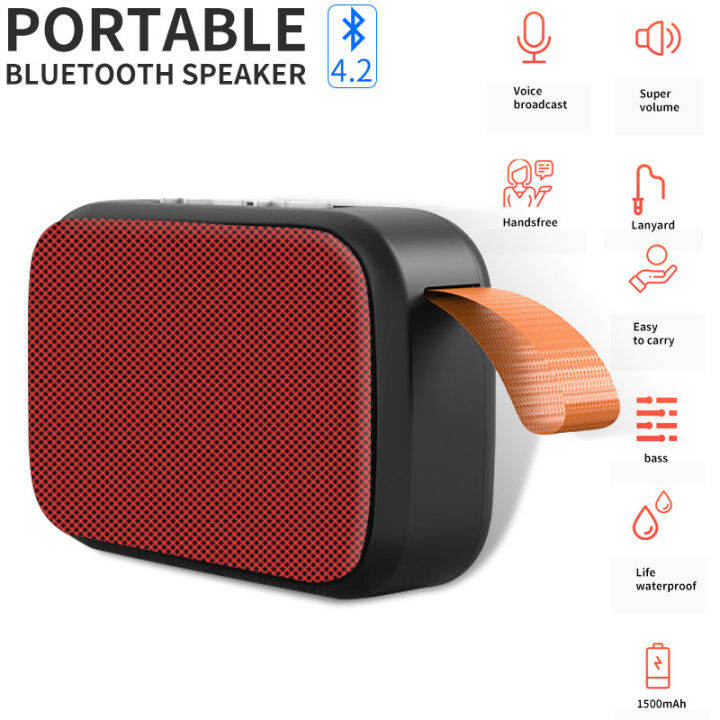 ซื้อ-1-แถม-1-ลำโพงบลูทูธ-รุ่น-ลำโพง-bluetooth-เสียงดี-พกพาง่าย-mini-speaker