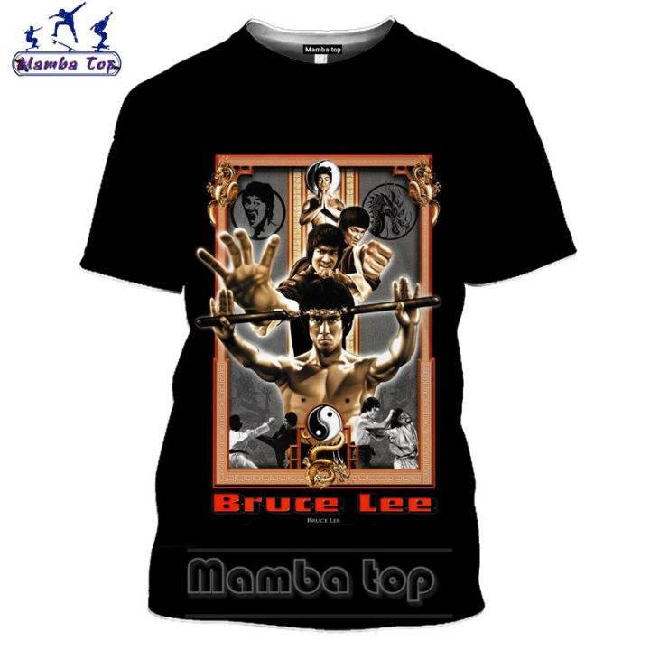 mamba-top-3d-print-kung-fu-star-bruce-lee-t-shirt-men-tshirt-women-streetwear-movie-martial-arts-actor-summer-loose-short-sleeve
