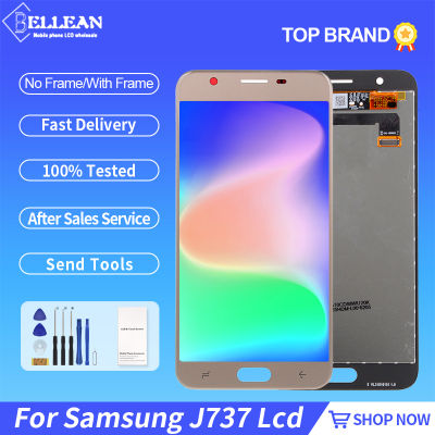 Catteny J7 2018หน้าจอสำหรับ Samsung Galaxy J737 LCD Touch Screen Digitizer J737A J737P J7377 V ASSEMBLY จัดส่งฟรี