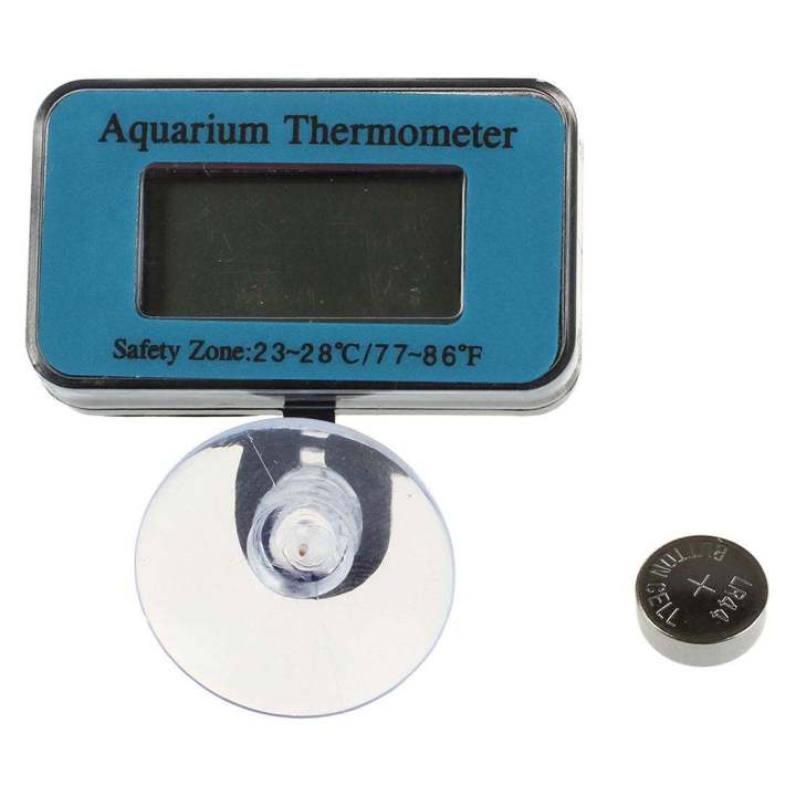 เครื่องวัดอุณหภูมิ-ตู้ปลา-เครื่องวัดอุณหภูมิดิจิทัล-สำหรับตู้ปลา-แสดงตัวเลข-กันน้ำ
