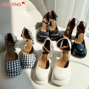 Aokang Shoes Giay High got women new style high heel French high