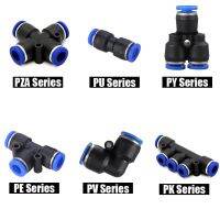 1pc Pneumatic Fittings Quick Push in Connector Air Pipe Fittings For 4mm 6mm 8mm 10mm 12mm Hose Tube Straight Fittings