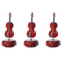 3X Violin Music Box, Rotating Musical Base, Classical Music Box Instrument, Gift for Boys Girls Birthday Christmas