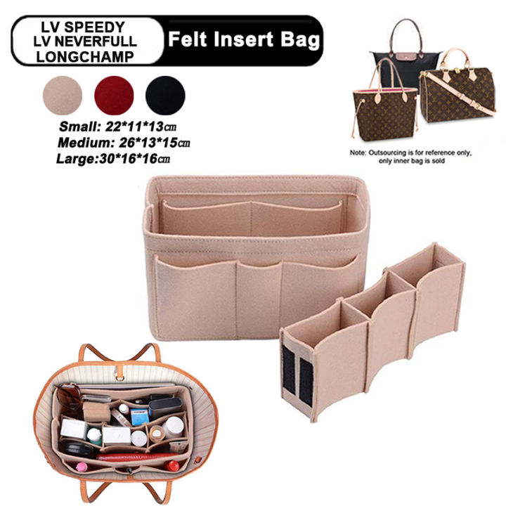 Purse Organizer Insert, Felt(3MM) Fabric Bag Organizer for LV