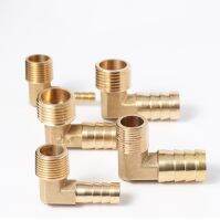 Brass Hose Barb Fitting Elbow 6mm 8mm 10mm 12mm 16mm To 1/4 1/8 1/2 3/8 BSP Male Thread Barbed Coupling Connector Joint Adapter