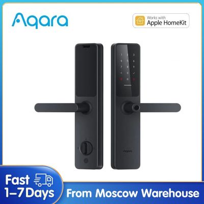 Aqara A100 Pro ประตูล็อคอัจฉริยะ Zigbee Bluetooth 5.0 Apple Homekey ปลดล็อคลายนิ้วมือทำงานกับชุด Homekara Home