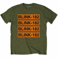 Blink 182 Log Repeat เสื้อยืด100 MERCH เดิม