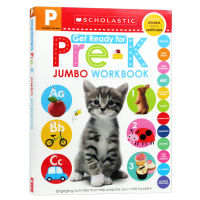 Scholastic Jumbo Workbook Get Ready for Pre K Kindergarten Pre school Exercise