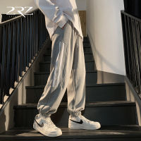 2Rz Mens Striped Casual Pants Mens American High Street Vibe Fashion Brand Trousers Pu Handsome Summer Sweatpants Sports Pants