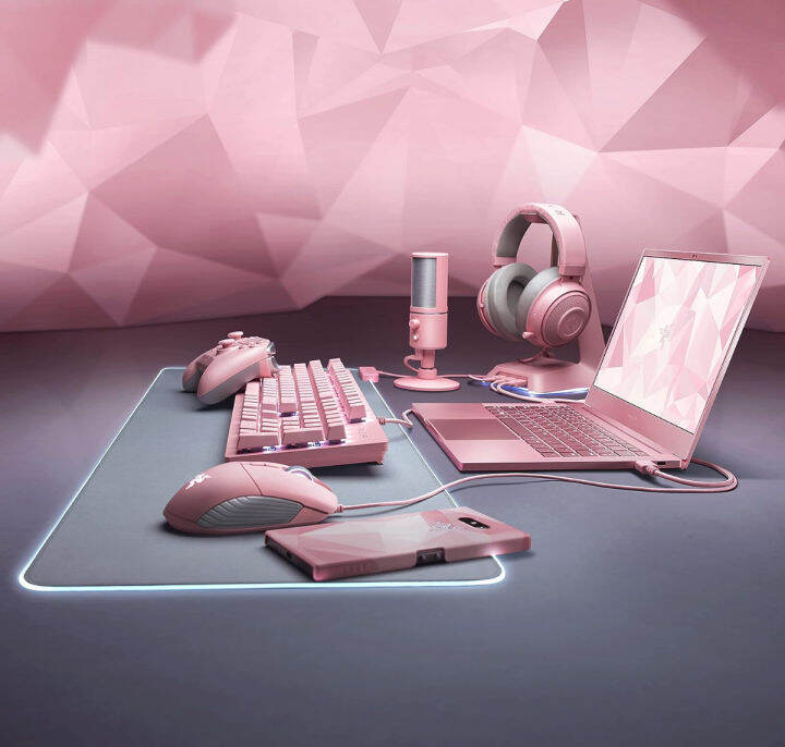 razer-kraken-kitty-rgb-usb-gaming-headset-thx-7-1-spatial-surround-sound-chroma-rgb-lighting-retractable-active-noise-cancelling-mic-lightweight-aluminum-frame-for-pc-quartz-pink