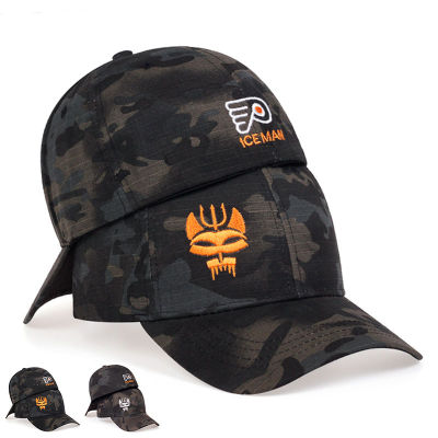 Mens Camouflage Jungle Baseball Cap Womens Leisure Sports UV Protection Caps Outdoor Cycling Snapback Hat Trucker Hats Golf Hat Fully Enclosed