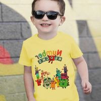 COD DSGRGTRDRT Numberblocks Boys Girls T-shirt Kids Clothes Number Blocks Cartoon Children T-Shirts Casual Short Sleeve Unisex Tees