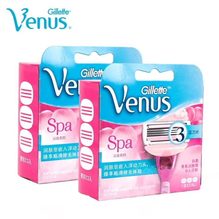 Gillette Venus Razor Blades Replacement Comfort Ultra Thin 3 Layer