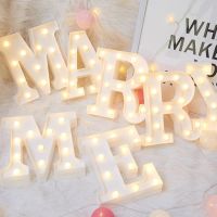 【CC】 Night Lamp 26 0-9 Digital Marquee Sign Alphabet Wall Hanging Indoor Wedding