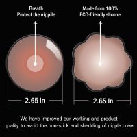 Reusable Womens Chest Paste Ladies Invisible Magic Comfortable Soft Silicone Self Adhesive Breast Pads Female Cover Stickers Perfect For Party Wedding Dress Swimsuit Strapless Backless less Covers