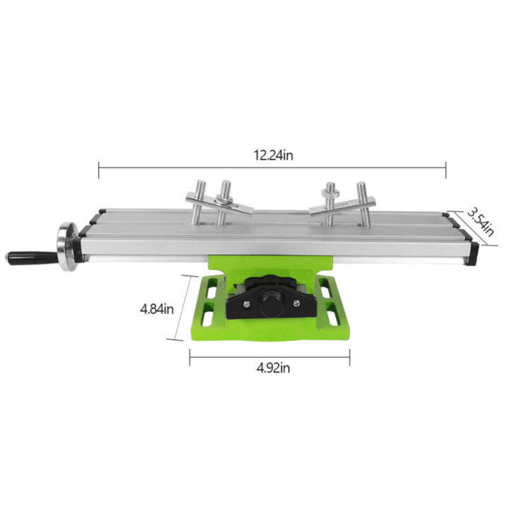 เครื่องกัดอเนกประสงค์ขนาดเล็ก-ตั้งโต๊ะหัวจับสว่านแบบอเนกประสงค์-x-y-axis-ปรับได้