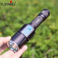 YUPARD XM-L2 Led ความสว่างมือถือ T6 LED 5โหมดชาร์จ USB ไฟฉายอัจฉริยะแบตเตอรี่18650ชาร์จได้