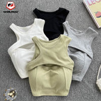 Winmax ฤดูร้อน Casual Tank Camis สำหรับผู้หญิงแขนกุด Hollow Out Corset Crop Tops ในตัว Bras ผู้หญิง Tanks Camisoles Dropshipping