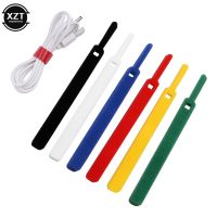 20PCS Cable Organizer Colorful Nylon Wire Winder Tapes Storage Reusable Cable Ties For Earphone Mouse Cord Wire Cable Protector Cable Management