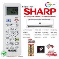 Sharp Air Cond รีโมทคอนล Jet Ion เปลี่ยน AH-AP9NMV AH-X9SEVAH-AP9RHVCRMC-a851A903A910A936A937 Jbez SH-9JQ3SH-810 (ไม่รวมแบตเตอรี่)