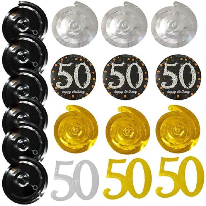 50th Birthday Decorations For Women Men 50th Birthday Decorations For ...