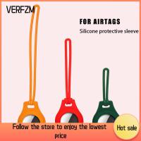 VERFZM SHOP เคสป้องกันรอยขีดข่วนกันกระแทกป้องกันการสูญหายป้องกันการสายรัดร่วงหล่นสำหรับ Airtags ป้องกันปลอกซิลิโคน