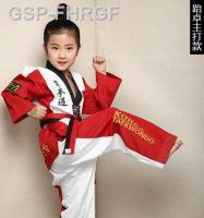 ♘(3c) ชุดฮันบกเทควันโด Tkd Uniforme Wtf Série De Crianças Adultos แมนกาลองกา Uniformes