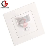 AC 110V 220V 12V PIR Motion Sensor Switch Adjustable Infrared IR Time Delay Timer Switch Panel for Smart Home LED Ceiling Light Power Points  Switches