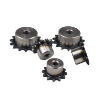 【CW】 1Pcs 45  Steel 05B Chain Drive Sprocket 10-28 Tooth Roller Chain Gear Pitch 8mm Industrial Sprocket Wheel