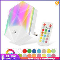 Rgb Led Night Light 16สี4โหมดแสงสมาร์ทหรี่แสงได้รีโมทคอนโทรลไฟบรรยากาศโคมไฟ